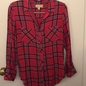 Plaid button up